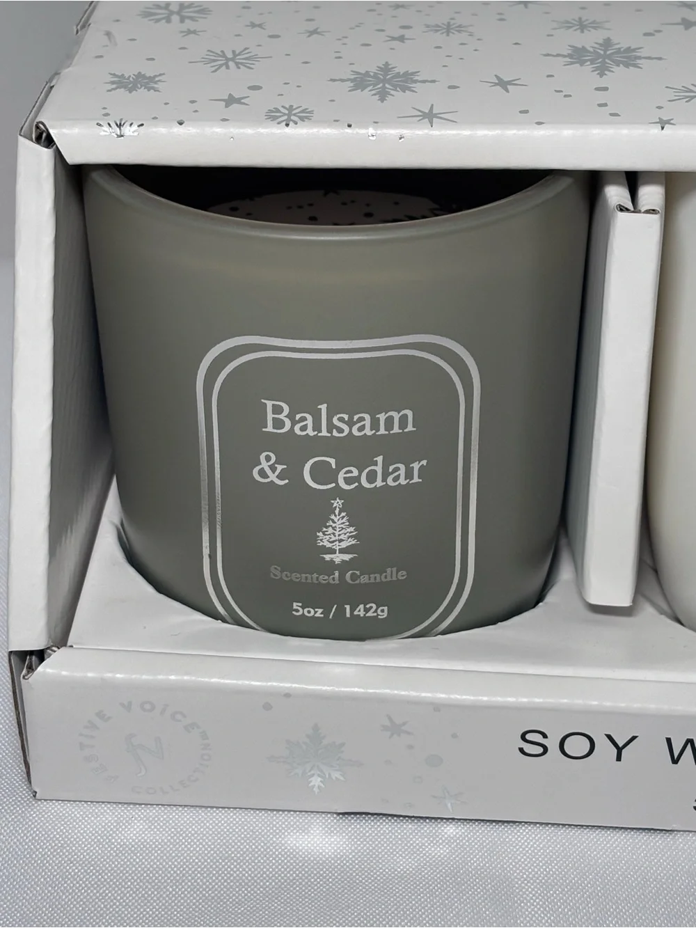 Holiday Soy Wax Blend Candles |Balsam & Cedar |French Vanilla |Cranberry Currant